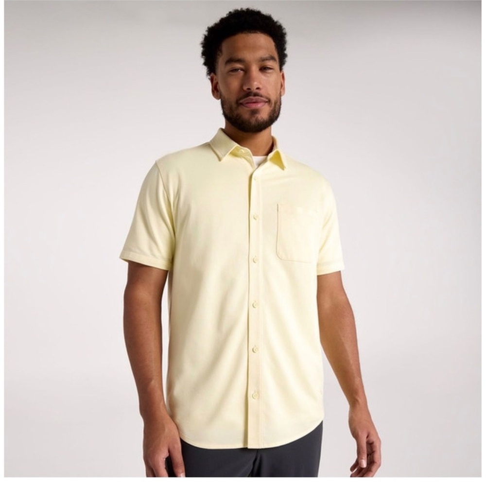 NWT VRST Men's Limitless Button Up  Short Sleeve Shirt Sz XXL - $68